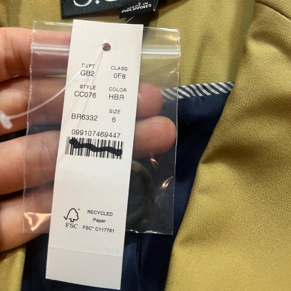 J.Crew Cropped Icon trench coat in honey brown - Picture 7 of 8